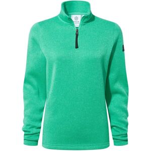Tog 24 Pearson Damen Strickoptik Fleece Reißverschluss-Top - Grün - Größe 20 UK Tog 24 Pearson Damen Strickoptik Fleece Reißverschluss-Top - Grün - Größe 20 UK