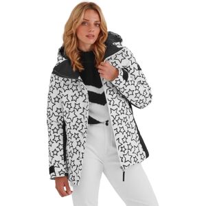 Tog24 Vermont Womens Ski Jacket Black/optic White Outline Star - Size 10 Uk Tog24 Vermont Womens Ski Jacket Black/optic White Outline Star - Size 10 Uk