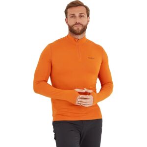 Tog24 Snowdon Mens Thermal Zip Neck Dark Orange - Size Large - Thermal Top Tog24 Snowdon Mens Thermal Zip Neck Dark Orange - Size Large - Thermal Top