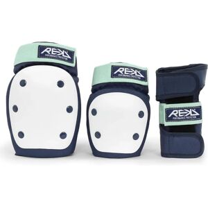 REKD Protection Heavy Duty Triple Pad Set - Azul/Menta - Protectores REKD Protection Heavy Duty Triple Pad Set - Azul/Menta - Protectores