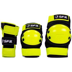 SFR Ramp Triple Pad Set Youth Protective Gear - Black Lime SFR Ramp Triple Pad Set Youth Protective Gear - Black Lime