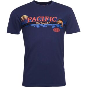 Superdry Men's Marina Blue Frontier Graphic T-Shirt - T-Shirt Superdry Men's Marina Blue Frontier Graphic T-Shirt - T-Shirt