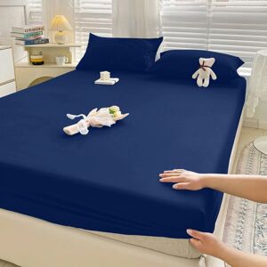 Imperial - Imperial Rooms - Navy - Super King - Fitted Sheet Imperial - Imperial Rooms - Navy - Super King - Fitted Sheet