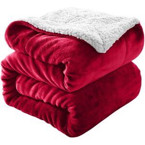 Imperial Rooms - Sherpa Blanket Burgundy 230x270 cm Imperial Rooms - Sherpa Blanket Burgundy 230x270 cm