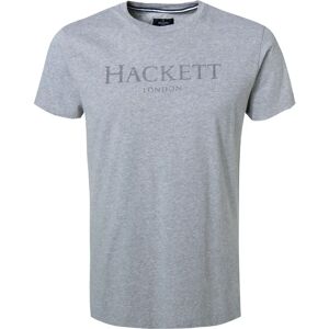 Hackett London XL Grau Baumwoll T-Shirt Klassischer Schnitt Hackett London XL Grau Baumwoll T-Shirt Klassischer Schnitt