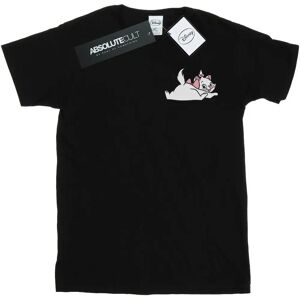 Disney Marie Black T-shirt - Cotton Casual Top Disney Marie Black T-shirt - Cotton Casual Top