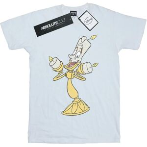 Disney Lumiere White Slim Fit T-Shirt - Men's Beauty And The Beast Disney Lumiere White Slim Fit T-Shirt - Men's Beauty And The Beast