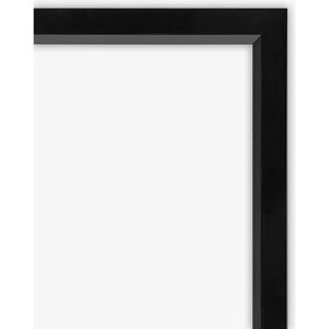 Brookpace Lascelles Nero 4 - Black - 76 x 56 cm - Satin - Framed Print Brookpace Lascelles Nero 4 - Black - 76 x 56 cm - Satin - Framed Print