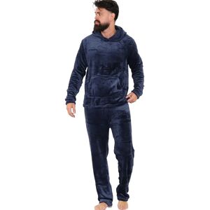 A2Z 4 Kids Mens Navy Fleece Hoodie Pyjamas - Pyjamas A2Z 4 Kids Mens Navy Fleece Hoodie Pyjamas - Pyjamas