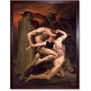 Artery8 - Bouguereau 1850 Dante and Virgil in Hell - Brown - Art Print Artery8 - Bouguereau 1850 Dante and Virgil in Hell - Brown - Art Print