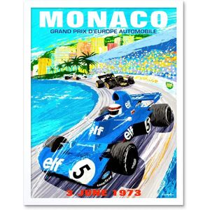 Artery8 - Monaco Grand Prix 1973 - Poster Artery8 - Monaco Grand Prix 1973 - Poster