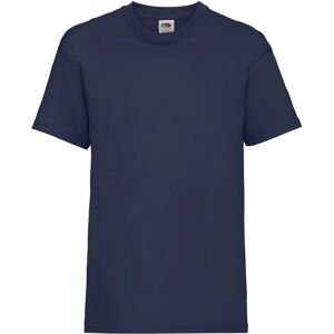 Fruit Of The Loom Childrens/Youth Navy Short Sleeve T-Shirt - T-Shirt Fruit Of The Loom Childrens/Youth Navy Short Sleeve T-Shirt - T-Shirt