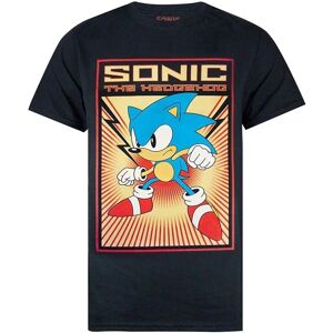 Sonic The Hedgehog Black Logo T-Shirt - T-Shirt Sonic The Hedgehog Black Logo T-Shirt - T-Shirt