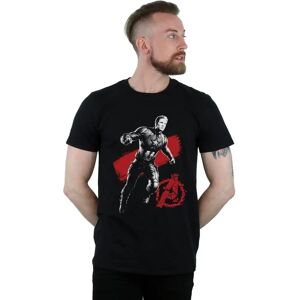 Absolute Cult Marvel Herren Avengers Endgame Mono Captain America T-Shirt - T-Shirt Absolute Cult Marvel Herren Avengers Endgame Mono Captain America T-Shirt - T-Shirt