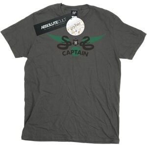 Absolute Cult Harry Potter Slytherin Captain Charcoal T-Shirt - Boy's Absolute Cult Harry Potter Slytherin Captain Charcoal T-Shirt - Boy's
