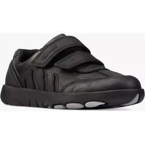 Clarks Rex Stride T jongens school schoenen - Zwart - Maat: 8.5 Clarks Rex Stride T jongens school schoenen - Zwart - Maat: 8.5