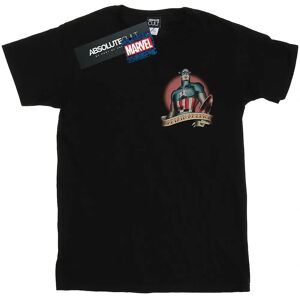 Absolute Cult Marvel Captain America Tattoo Brust Print T-Shirt - T-Shirt Absolute Cult Marvel Captain America Tattoo Brust Print T-Shirt - T-Shirt