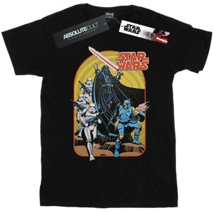 Star Wars Schwarz S Vintage Comic Szene T-Shirt Star Wars Schwarz S Vintage Comic Szene T-Shirt