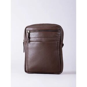 Lakeland Leather - Explorer Leather Messenger Bag - Brown Lakeland Leather - Explorer Leather Messenger Bag - Brown