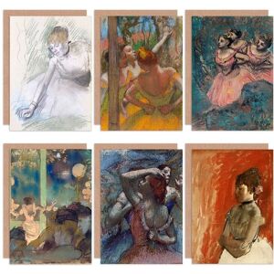 Artery8 - Degas Ballet Rehearsal - Red - Greeting Card Artery8 - Degas Ballet Rehearsal - Red - Greeting Card