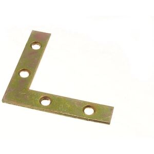 Onestopdiy Yellow Zinc 63mm Corner Brackets - Corner brackets Onestopdiy Yellow Zinc 63mm Corner Brackets - Corner brackets
