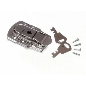 Onestopdiy Chrome Locking Case Catch - 72mm X 45mm - Secure Locking Hardware Onestopdiy Chrome Locking Case Catch - 72mm X 45mm - Secure Locking Hardware