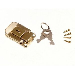 Onestopdiy Brass Locking Case Catch Latch - 48mm X 33mm - Locking Security Onestopdiy Brass Locking Case Catch Latch - 48mm X 33mm - Locking Security