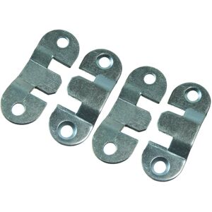 Onestopdiy New 240 Pairs Of Flush Brackets Hidden Interlocking Mounts - Flush Brackets Onestopdiy New 240 Pairs Of Flush Brackets Hidden Interlocking Mounts - Flush Brackets