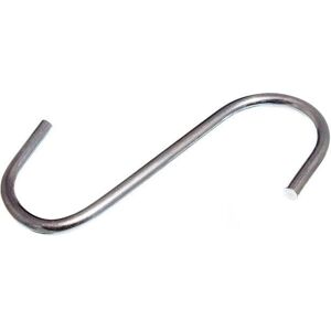 Steel Bzp Zinc Plated S Hooks - 100mm Storage Hangers - Hooks Steel Bzp Zinc Plated S Hooks - 100mm Storage Hangers - Hooks