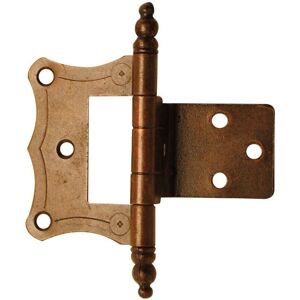Onestopdiy Antique Effect Fb Repro Cranked Hinge - 76mm, 40mm x 16mm Onestopdiy Antique Effect Fb Repro Cranked Hinge - 76mm, 40mm x 16mm