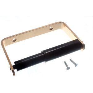 Onestopdiy Brass Plated Aluminium Toilet Roll Holder - Bathroom Accessory Onestopdiy Brass Plated Aluminium Toilet Roll Holder - Bathroom Accessory