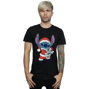 Disney Stitch Christmas T-Shirt - Men's Black Small Disney Stitch Christmas T-Shirt - Men's Black Small