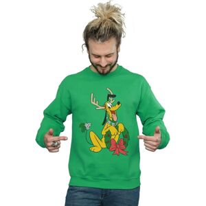 Sweatshirt de Noël Pluto et Renne de Disney - Lourd Sweatshirt de Noël Pluto et Renne de Disney - Lourd