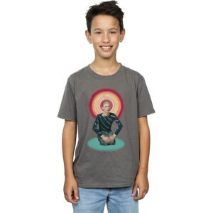 David Bowie Boys Kneeling Halo T-Shirt - Grey - Kids 9-11 y David Bowie Boys Kneeling Halo T-Shirt - Grey - Kids 9-11 y
