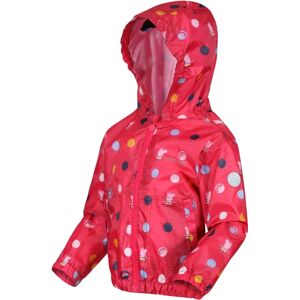 Regatta Peppa Pig Muddy Puddle Waterproof Jacket - Bright Blush Polka Regatta Peppa Pig Muddy Puddle Waterproof Jacket - Bright Blush Polka
