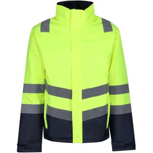 Regatta Professional Mens Hi Vis Reflective Bomber Jacket - Waterproof High-Vis Workwear Regatta Professional Mens Hi Vis Reflective Bomber Jacket - Waterproof High-Vis Workwear
