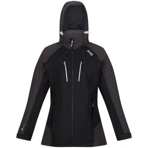 Regatta Black/Ash Waterproof Women's Jacket - Calderdale IV Regatta Black/Ash Waterproof Women's Jacket - Calderdale IV