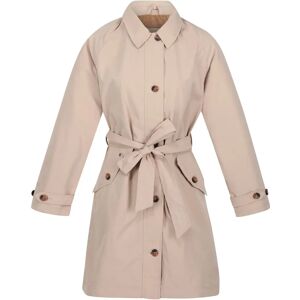 Regatta Womens Madalyn Waterproof Breathable Tie Belt Coat - Cream - Size 18 Regatta Womens Madalyn Waterproof Breathable Tie Belt Coat - Cream - Size 18