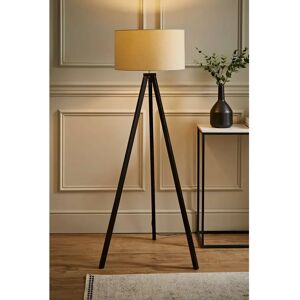 ValueLights Barbro - Black - Wood - Floor Lamp ValueLights Barbro - Black - Wood - Floor Lamp