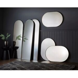 Brand Unknown Hurston Arched Metal Frame Full-Length Wall Mirror - 170x50cm Brand Unknown Hurston Arched Metal Frame Full-Length Wall Mirror - 170x50cm