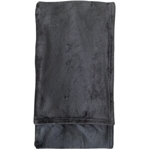 Unknown - Gallery Rolled Flannel Fleece Throw - Charcoal Unknown - Gallery Rolled Flannel Fleece Throw - Charcoal