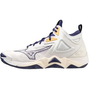 Mizuno Buty sportowe dla mężczyzn Wave Momentum 3 Mid Białe Siatkówka Mizuno Buty sportowe dla mężczyzn Wave Momentum 3 Mid Białe Siatkówka