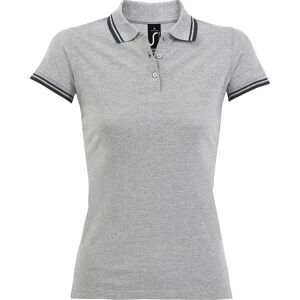 Sols Dames Pasadena Tipped Korte Mouwen Piqué Polo - Katoen Sols Dames Pasadena Tipped Korte Mouwen Piqué Polo - Katoen