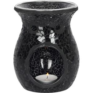 Something Different Black Crackle-Effect Oil Burner - Oil Burner Something Different Black Crackle-Effect Oil Burner - Oil Burner