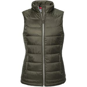 Russell Athletic Womens Nano Padded Bodywarmer - Dark Olive - L - Bodywarmer Russell Athletic Womens Nano Padded Bodywarmer - Dark Olive - L - Bodywarmer