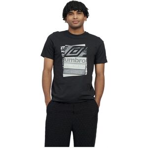 UMBRO Men's Black Layered Box Logo T-Shirt UMBRO Men's Black Layered Box Logo T-Shirt