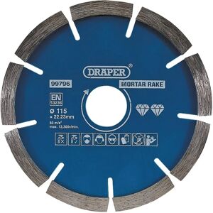 Draper 99796 Mortar Raking Diamond Blade - 115mm Draper 99796 Mortar Raking Diamond Blade - 115mm
