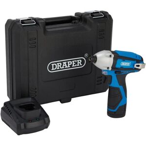 Draper 12V Impact Driver Kit - Impact Driver, 1/4" Hex, 1.5Ah Battery Draper 12V Impact Driver Kit - Impact Driver, 1/4" Hex, 1.5Ah Battery