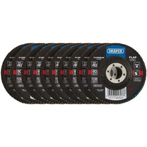 Draper Aluminium Oxide Flap Discs 115mm - Abrasive Disc Draper Aluminium Oxide Flap Discs 115mm - Abrasive Disc
