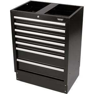 Draper BUNKER 31706 Modular 7 Drawer Floor Cabinet - Black Draper BUNKER 31706 Modular 7 Drawer Floor Cabinet - Black